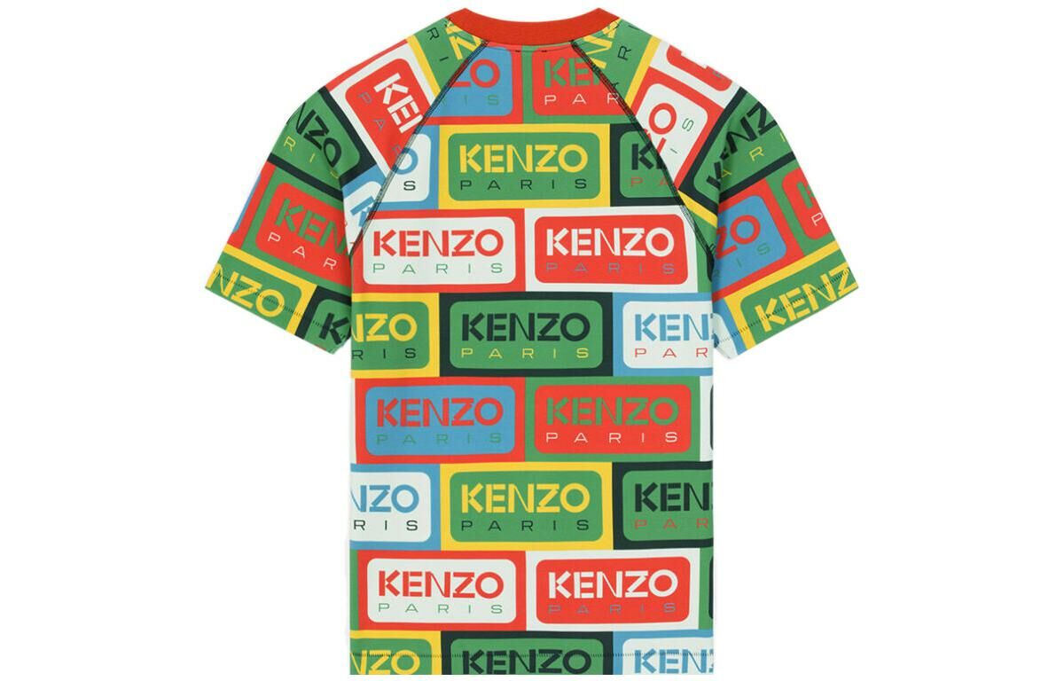 【代購】KENZO 'KENZO Labels' Logo-print Crew Neck T-shirt