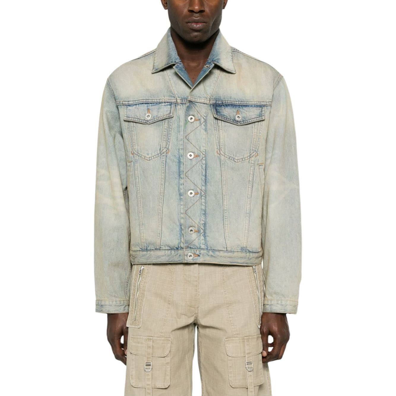 【代購】KENZO Drawn Varsity Denim Trucker Jacket