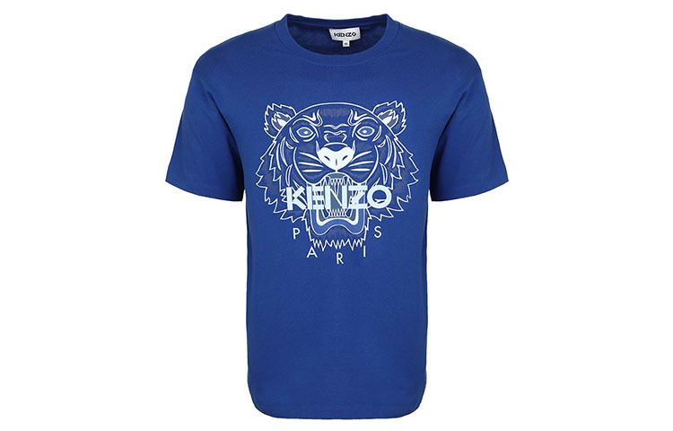【代購】KENZO SS21 Classic Tiger Print Tee Royal Blue