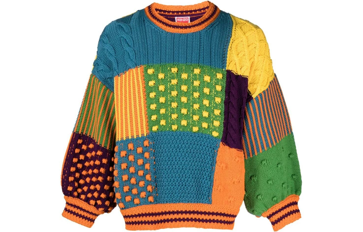 【代購】KENZO Paris Psychedelic Cable Jumper