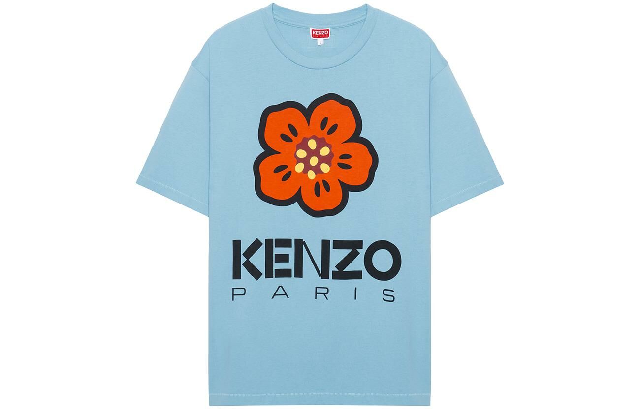 【代購】KENZO Boke Flower Series SS23 T-Shirt Men's Blue