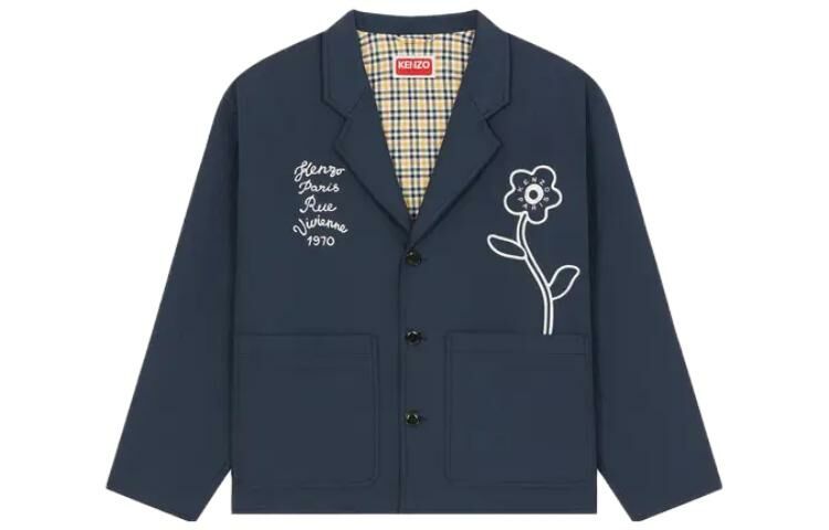 【代購】KENZO Jackets Men Midnight Blue