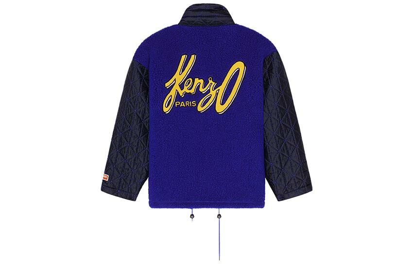 【代購】KENZO High-Neck Zip-Up Fleece Bomber Jacket