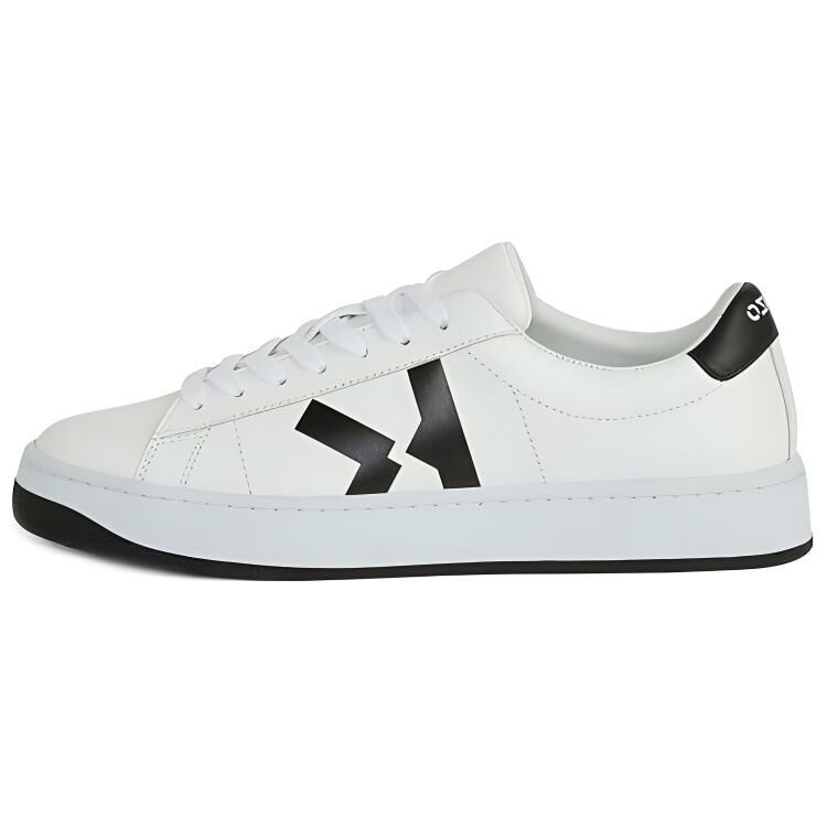 【代購】KENZO Kourt K Logo Skateboard Shoes Women's White Black