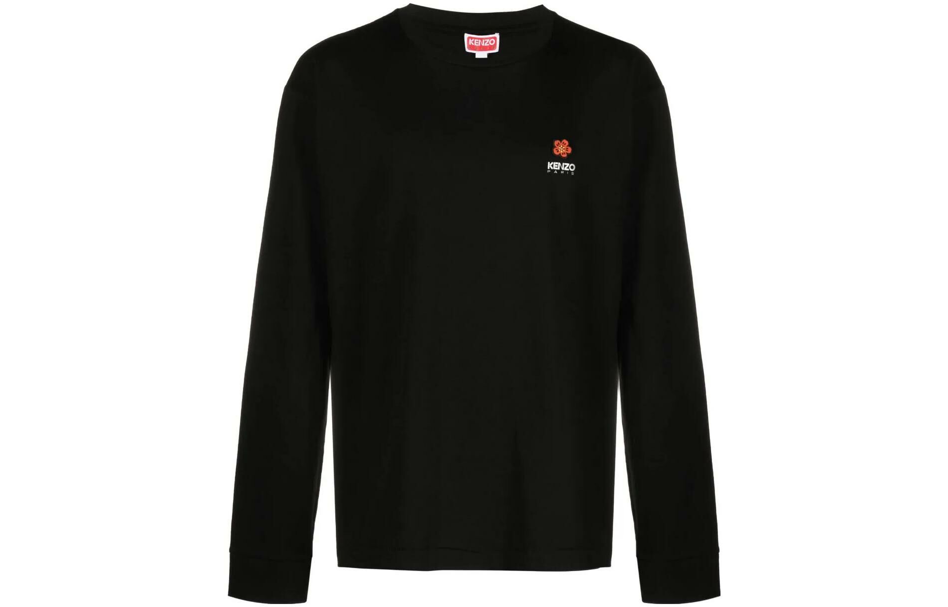 【代購】KENZO Logo Printed Long Sleeved Crewneck T-Shirt