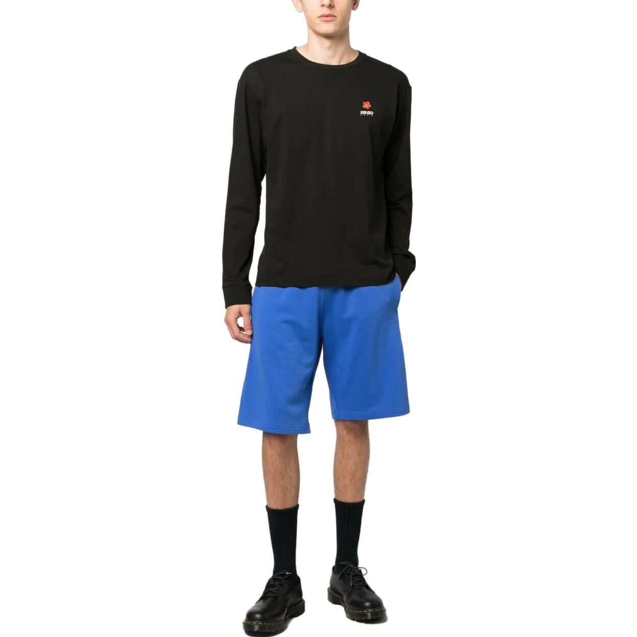 【代購】KENZO Logo Printed Long Sleeved Crewneck T-Shirt