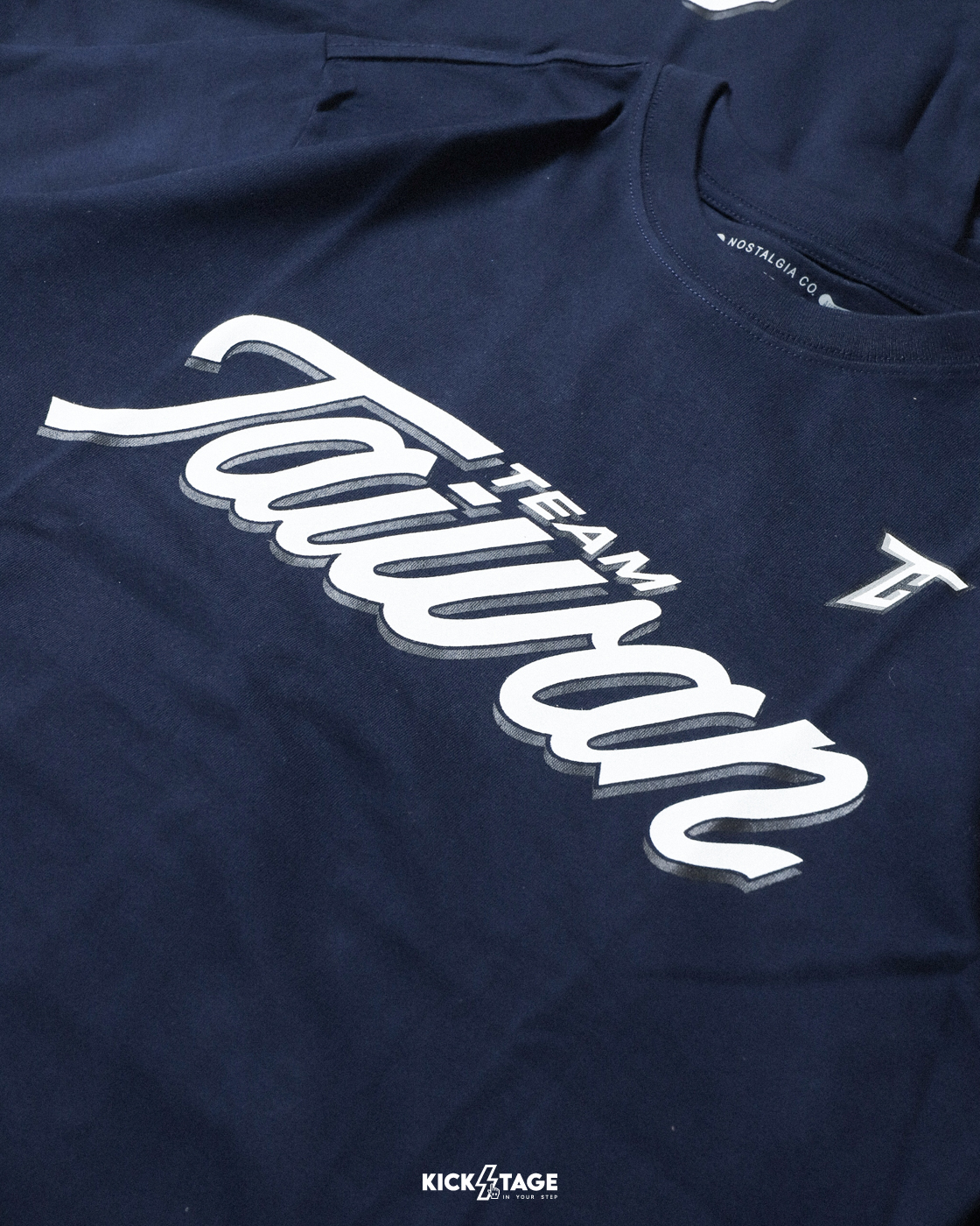 Mitchell & Ness x CPBL 聯盟授權 "TEAM TAIWAN" 短T 深藍色 印花LOGO 球員版 短袖【MNCPTS01R】