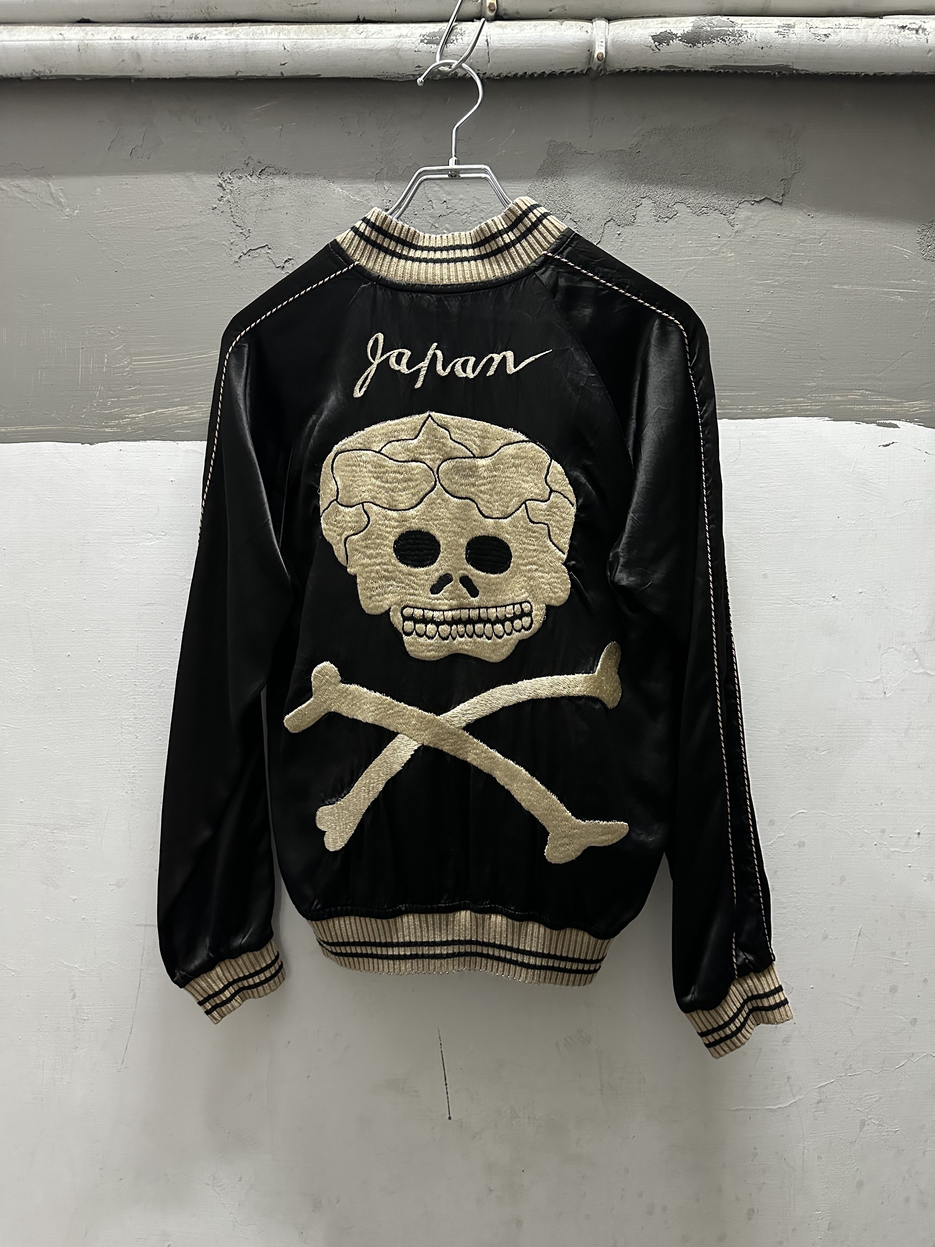 00s JELADO Souvenir Jacket Skull Black  Made in Japan