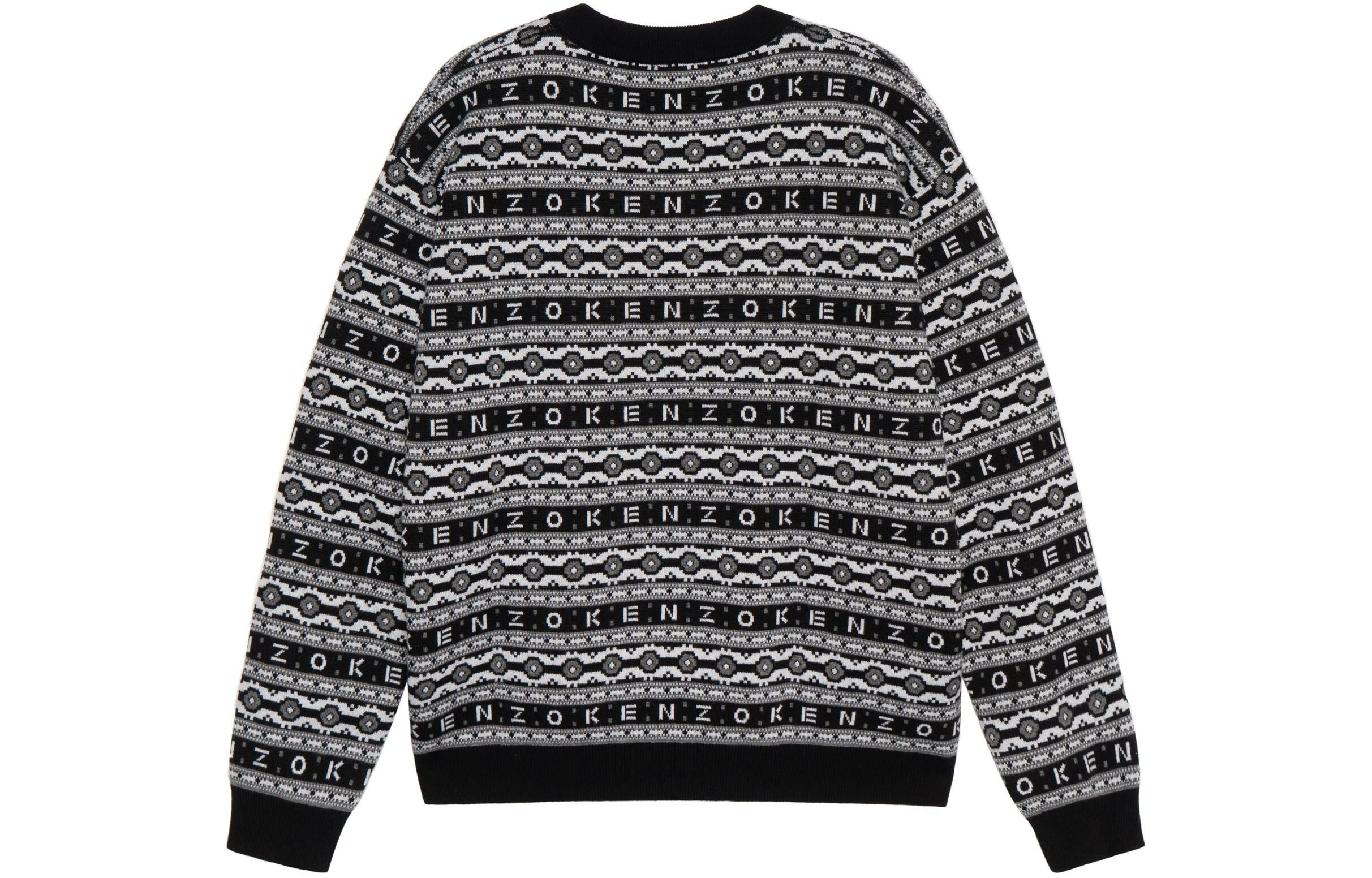 【代購】KENZO Logo Jacquard Long-Sleeved Jumper