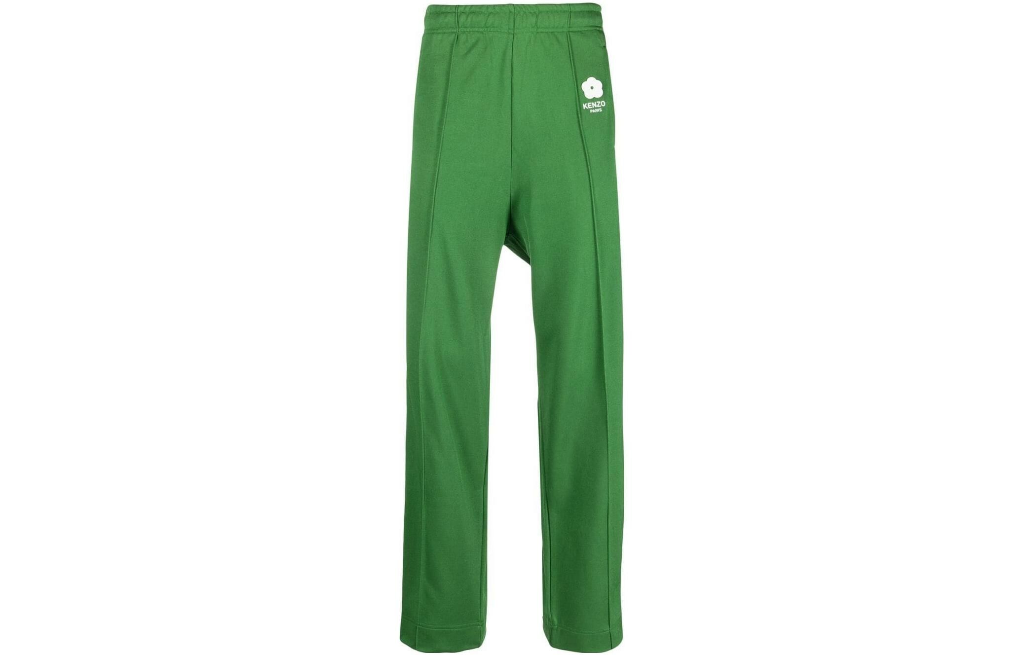 【代購】KENZO Knitted Sweatpants Men Green