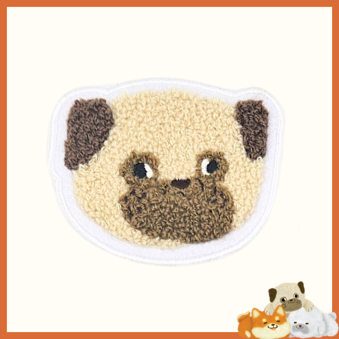 Pet Series -  fluffy embroidery badge
