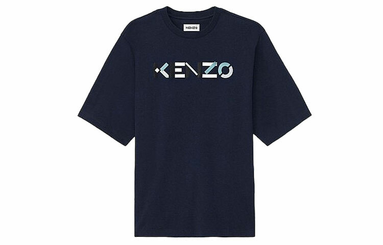 【代購】KENZO T-Shirts Men Marine Blue