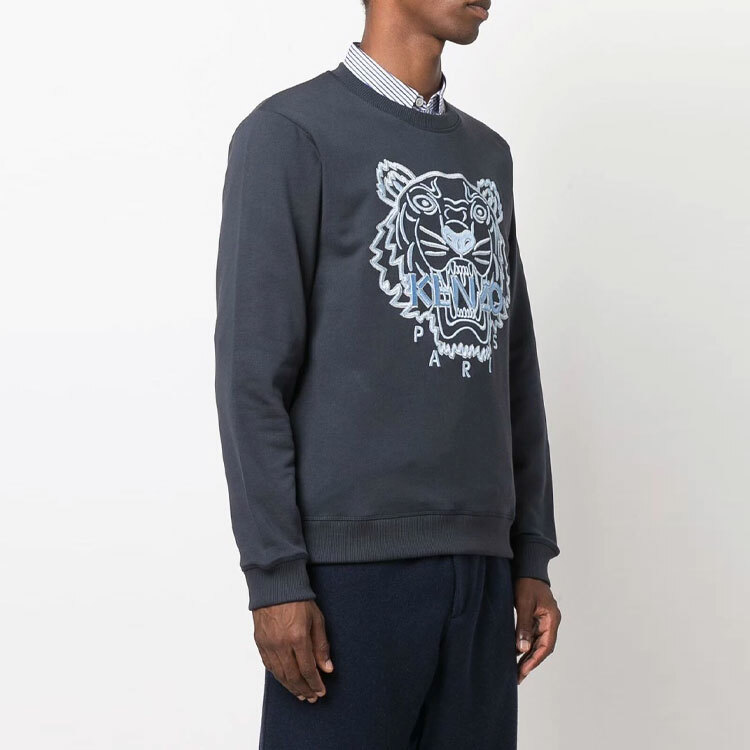 【代購】KENZO Sweatshirts Men Blue