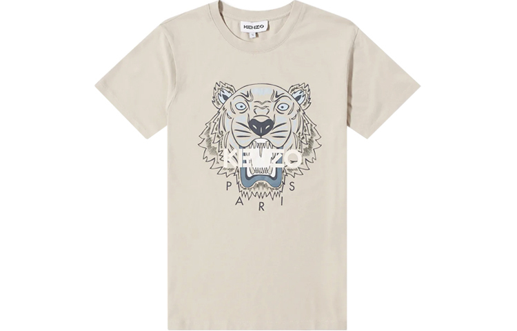 【代購】KENZO Classic Tiger Head SS22 T-Shirt Men's Apricot