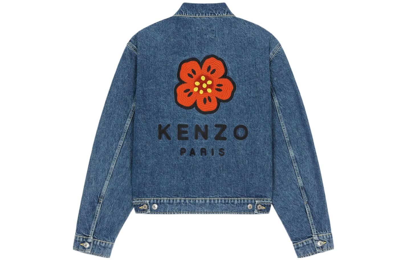 【代購】KENZO X Nigo Boke Flower Embroidered Denim Tracker Jacket