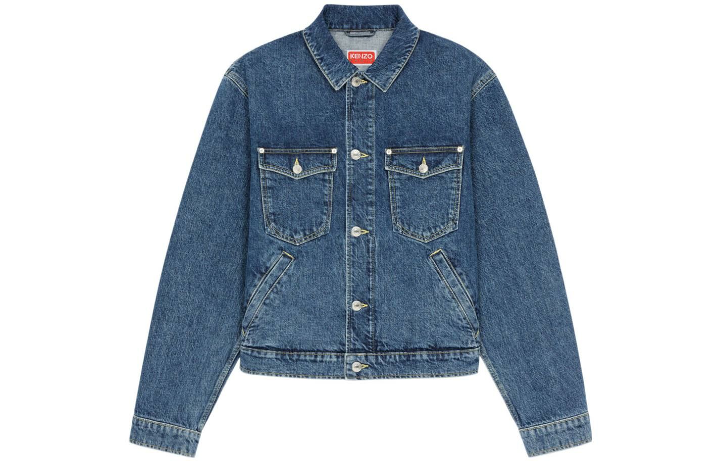 【代購】KENZO X Nigo Boke Flower Embroidered Denim Tracker Jacket