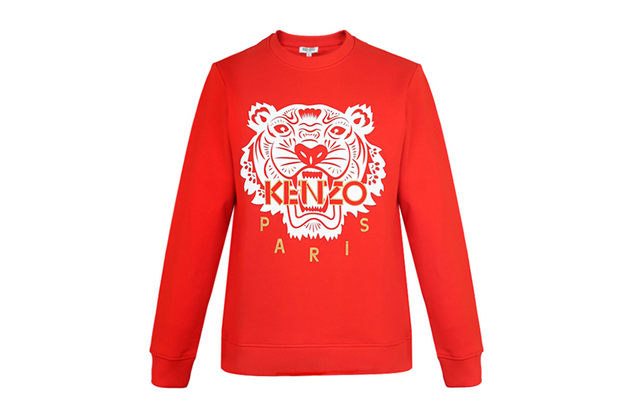 【代購】KENZO Sweatshirts Men Red
