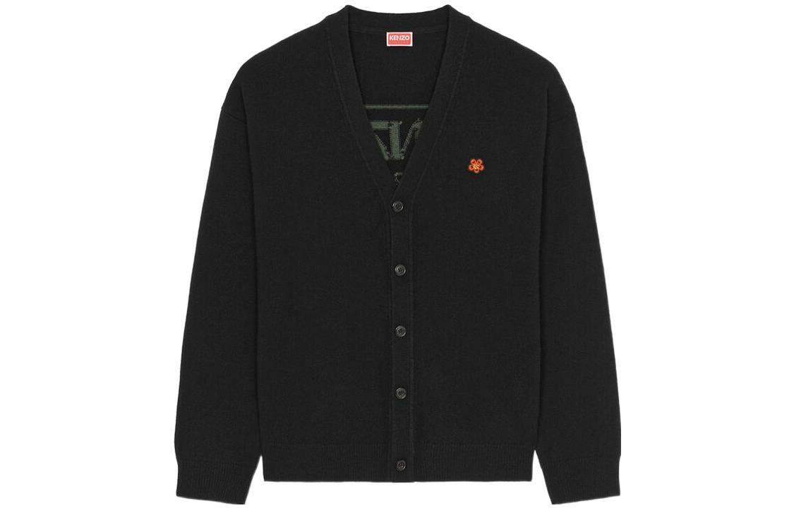 【代購】KENZO Patch-detail Wool Cardigan