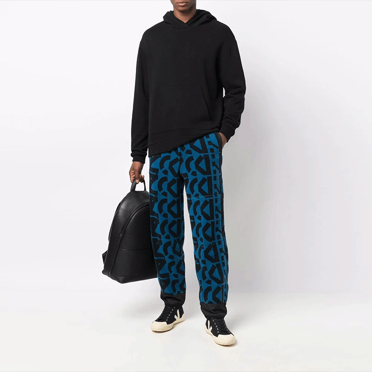 【代購】KENZO Monogram-print Fleece Track Pants