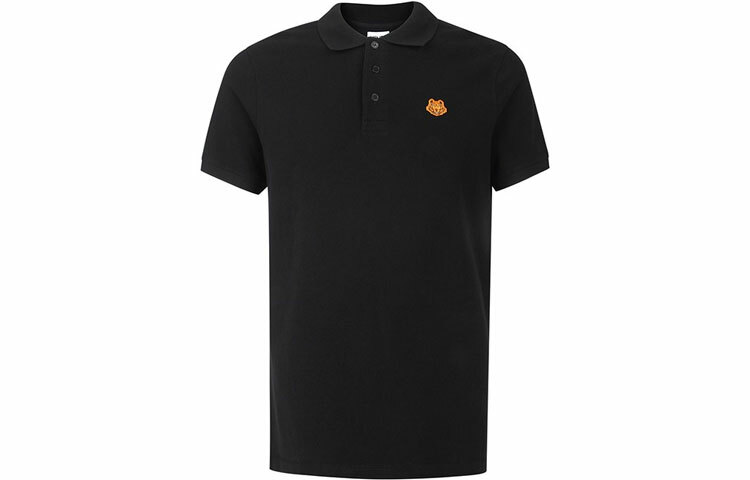 【代購】KENZO Classic Tiger Head Polo Shirt Men's Black