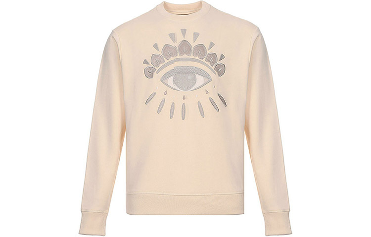 【代購】KENZO Sweatshirts Men Beige Yellow