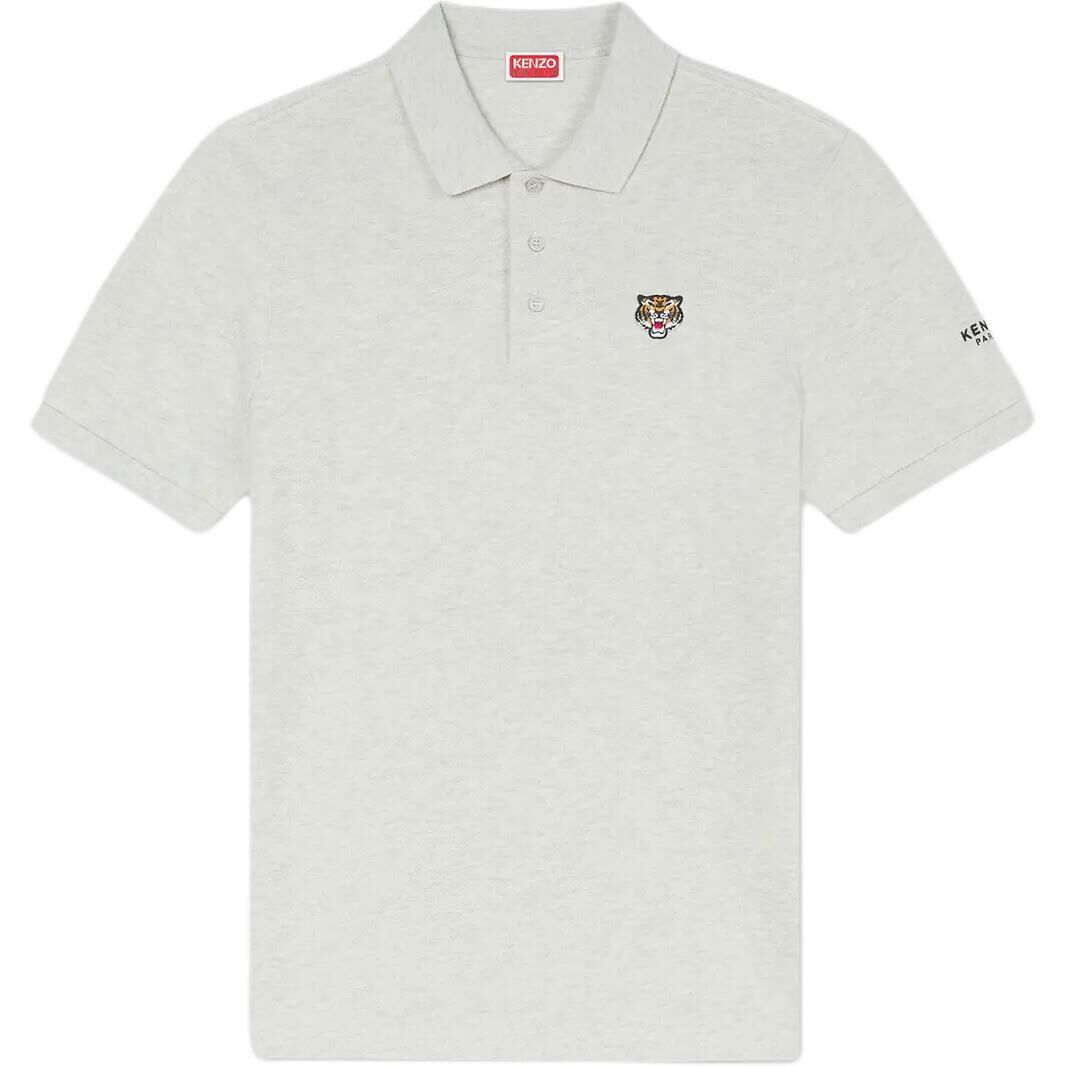 【代購】KENZO SS24 Polo Shirt Men's Light Gray