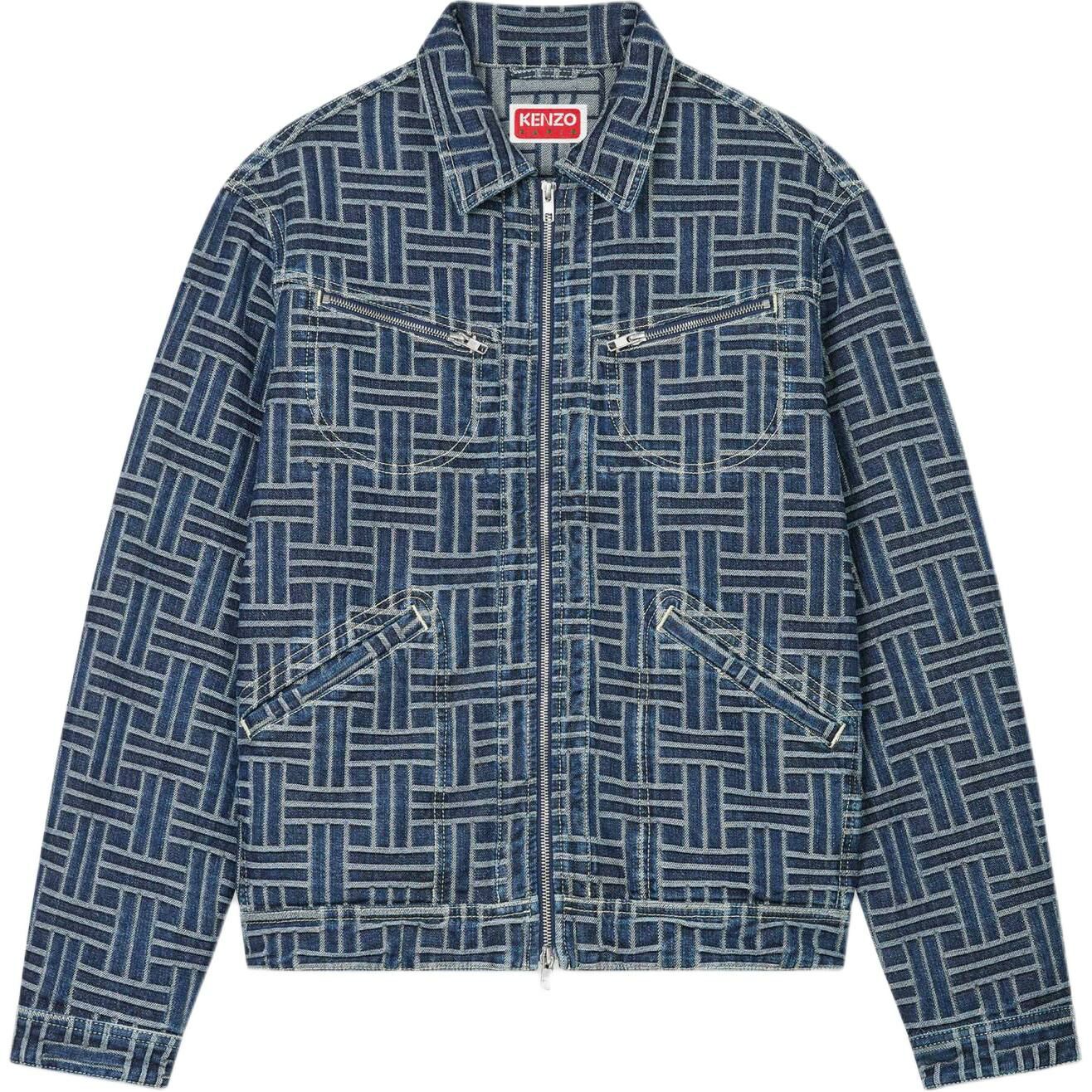 【代購】KENZO Weave Trucker Denim Jacket