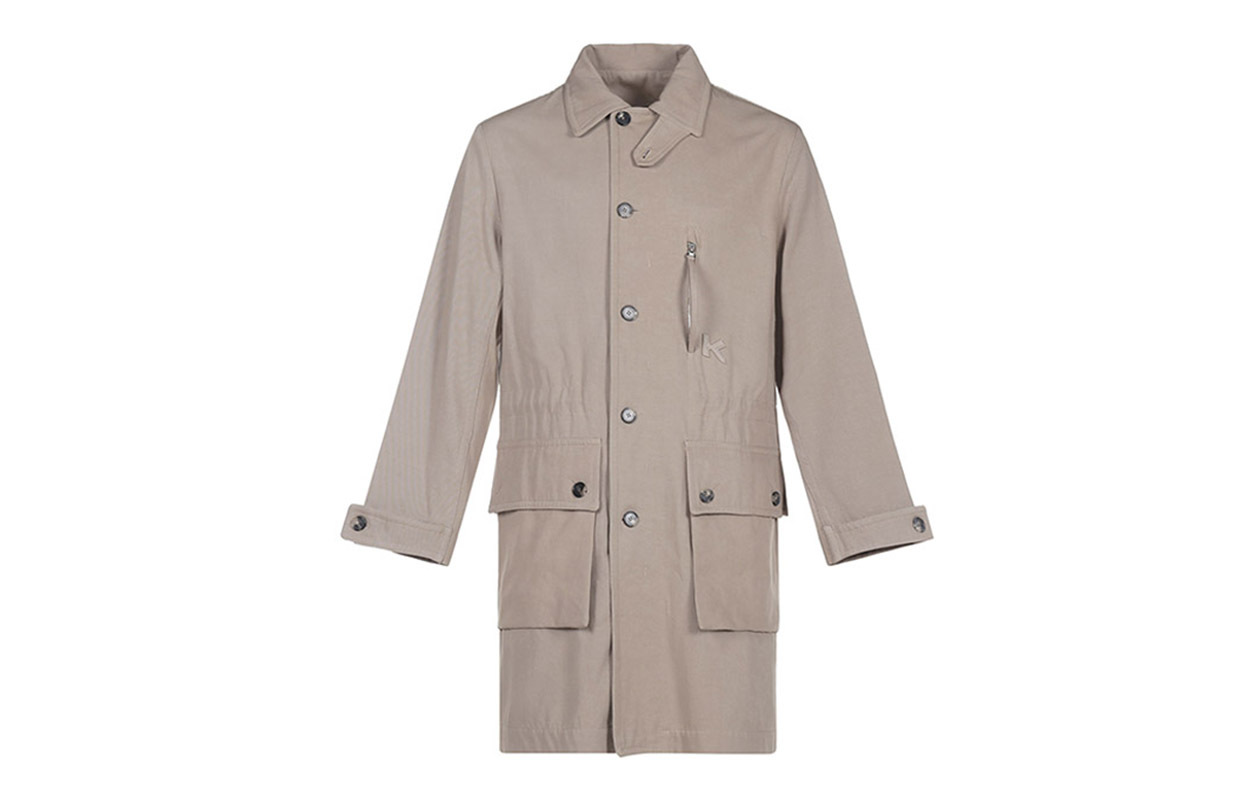 【代購】KENZO Trench Coats Men Khaki