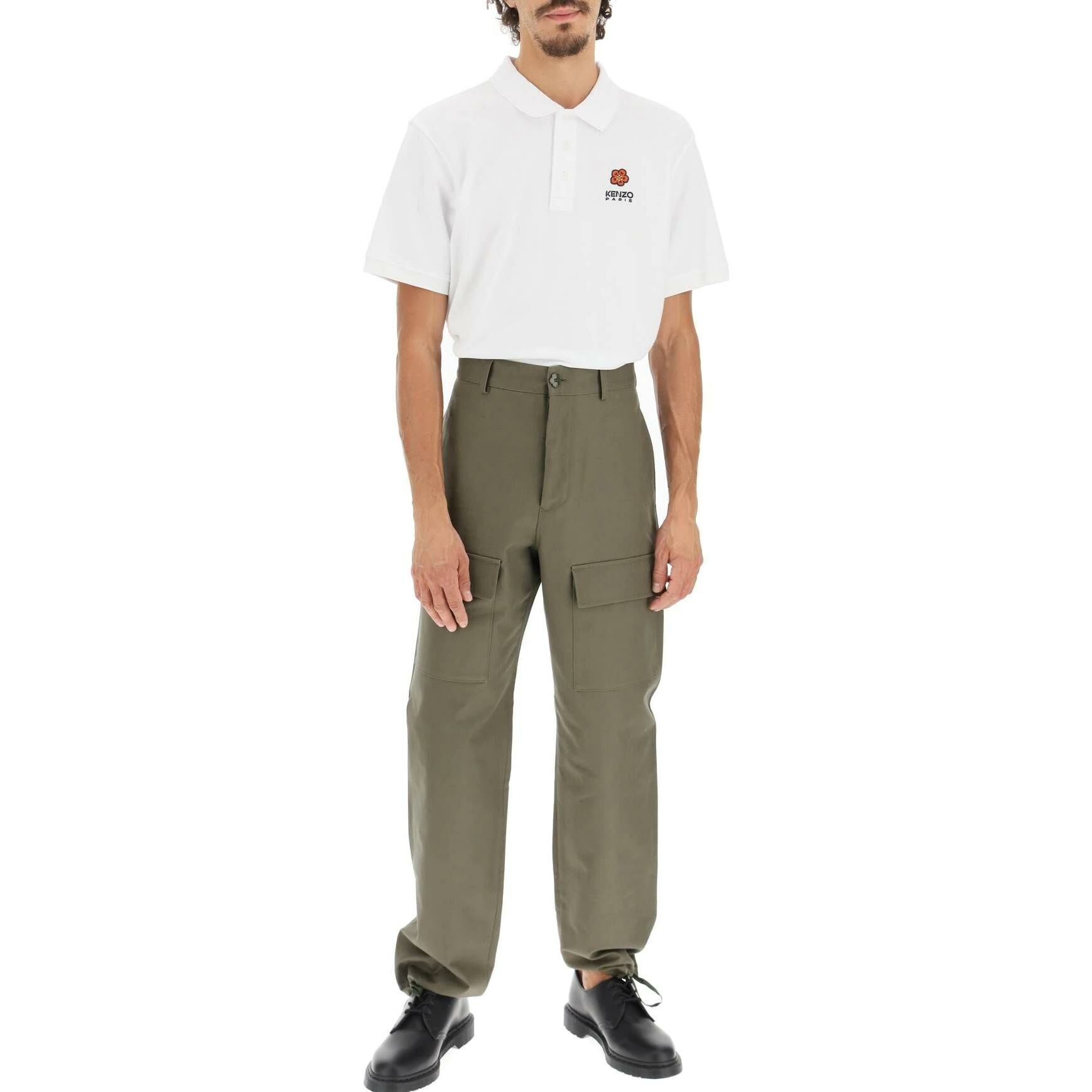 【代購】KENZO Tapered Straight-Leg Cargo Pants
