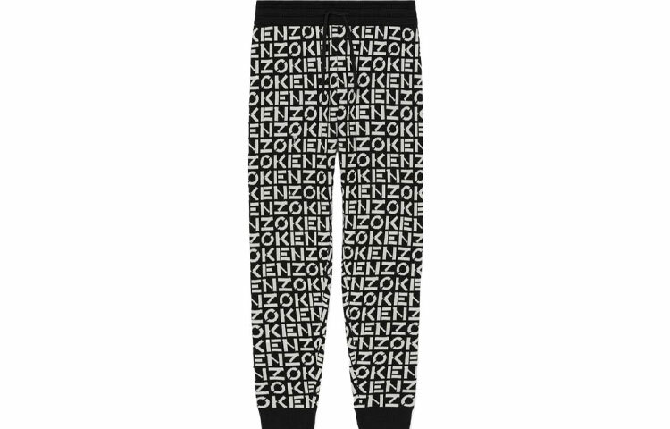 【代購】KENZO Casual Pants Men Black