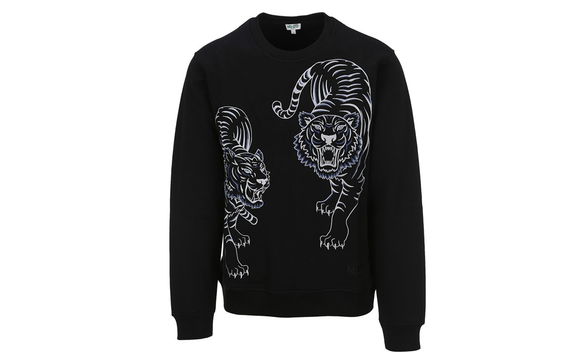 【代購】KENZO Sweatshirts Men Black