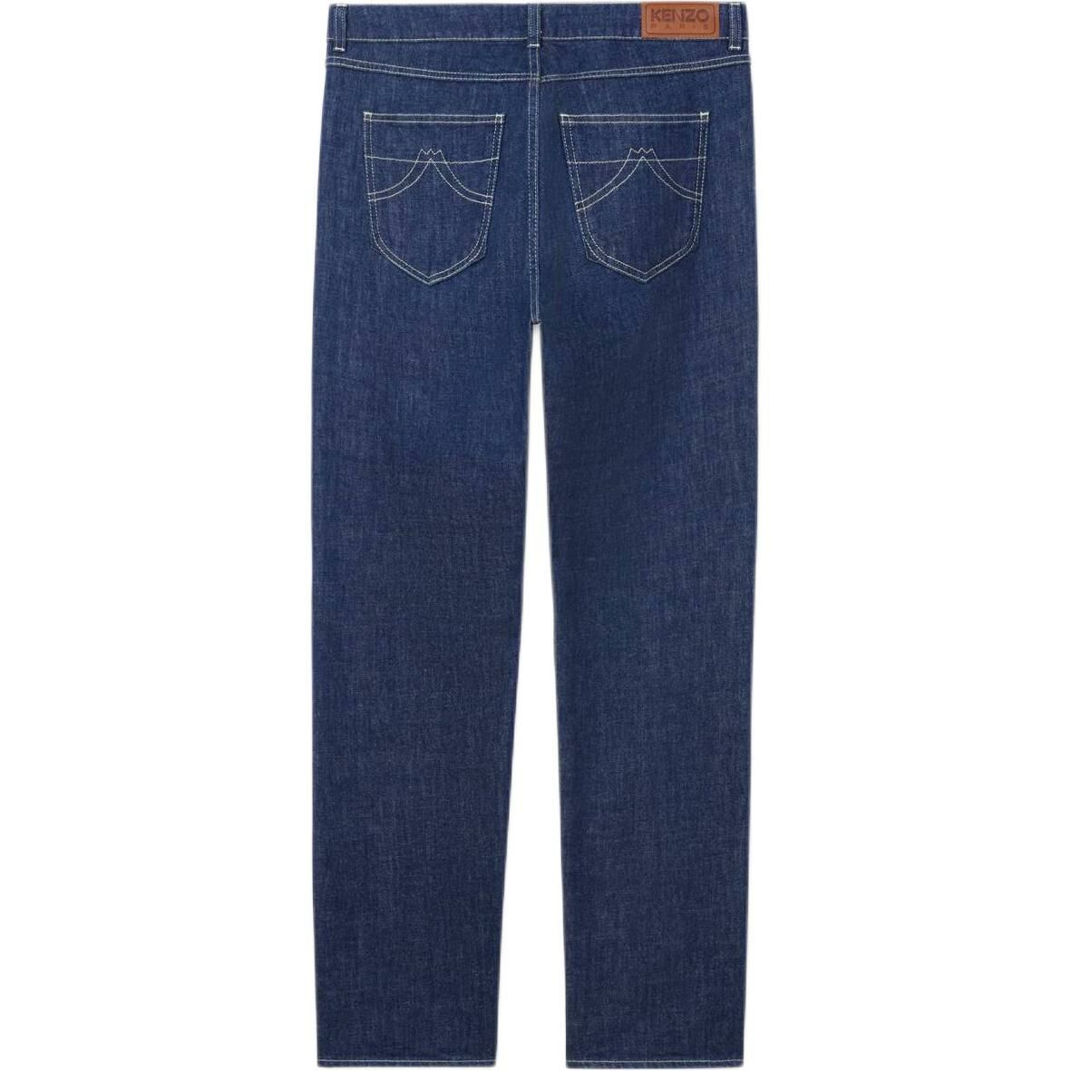 【代購】KENZO Logo-Patch Stretched Denim Jeans