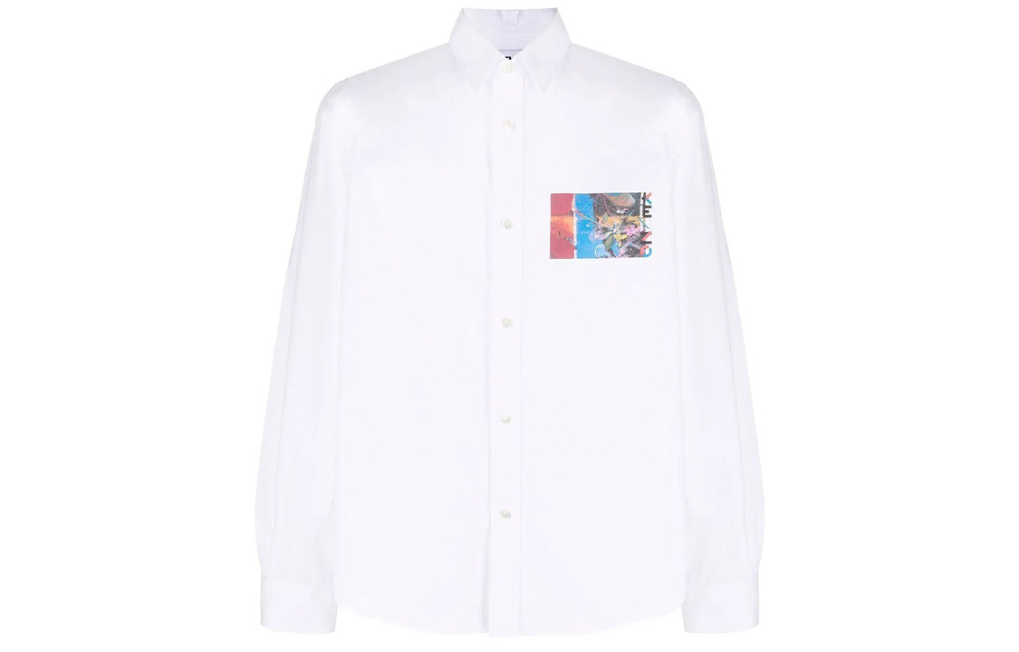 【代購】KENZO Graphic Printed Long-Sleeved Shirt