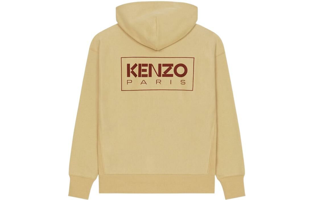 【代購】KENZO Letter Logo Sweatshirts Men Khaki