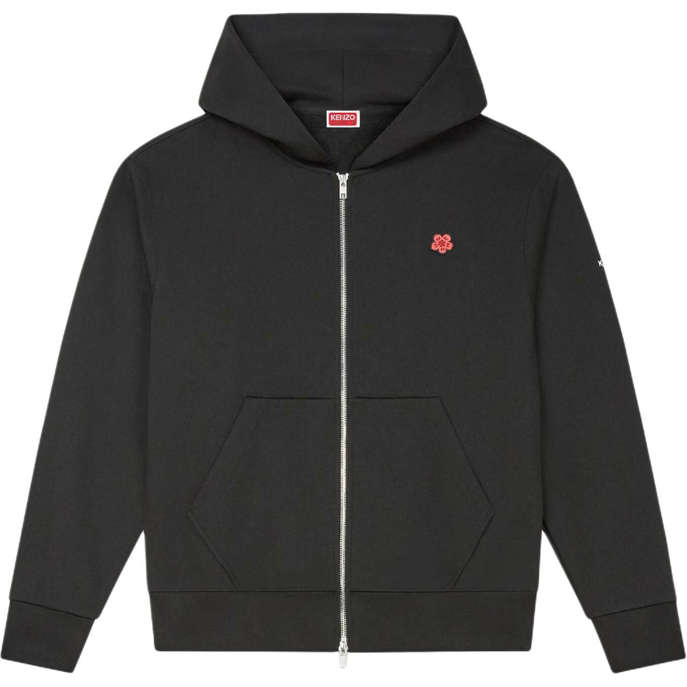 【代購】KENZO Boke Flower Embroidered Zipped Hoodie