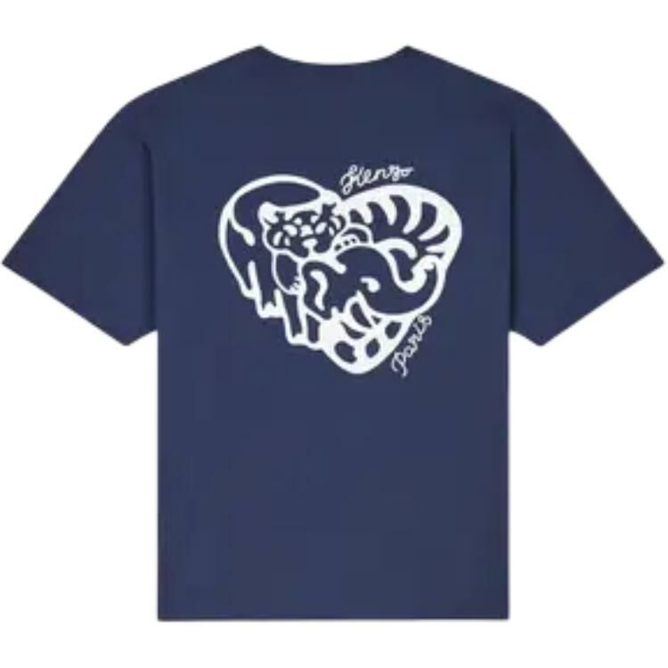 【代購】KENZO Heart Embroidered Oversized T-Shirt
