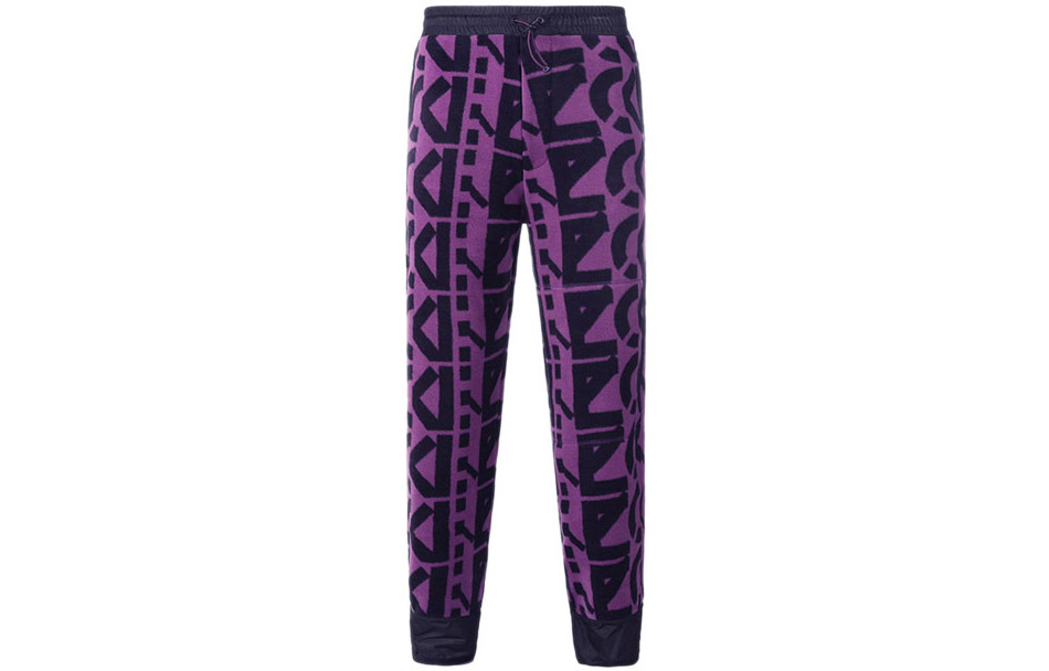 【代購】KENZO SPORT Knitted Sweatpants Men Purple