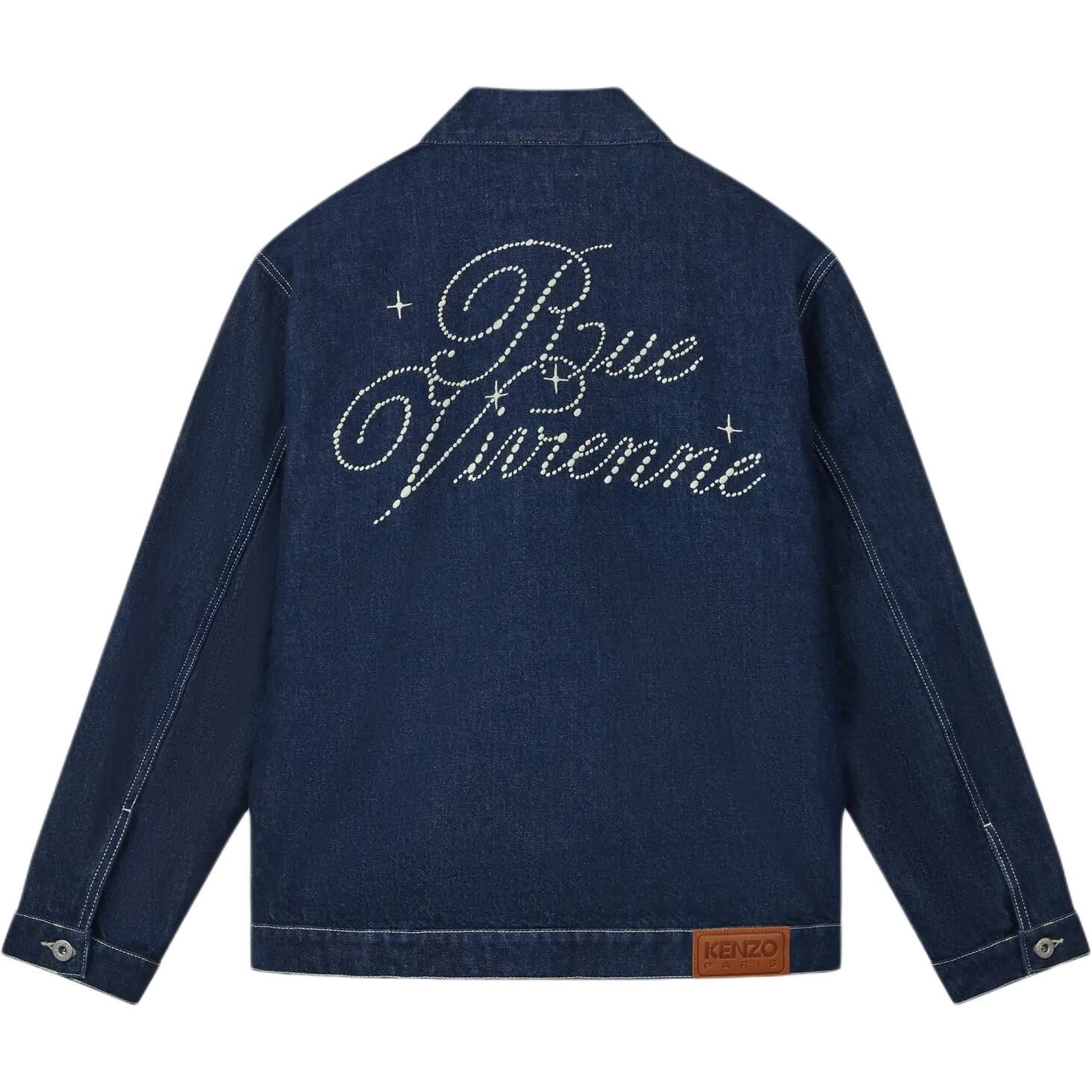 【代購】KENZO Japanese Denim Kimono Embroidered Jacket