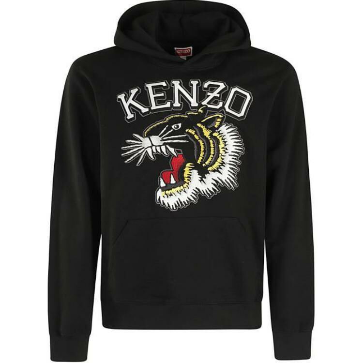 【代購】KENZO Tiger Embroidered Kangaroo-Pocketed Hoodie