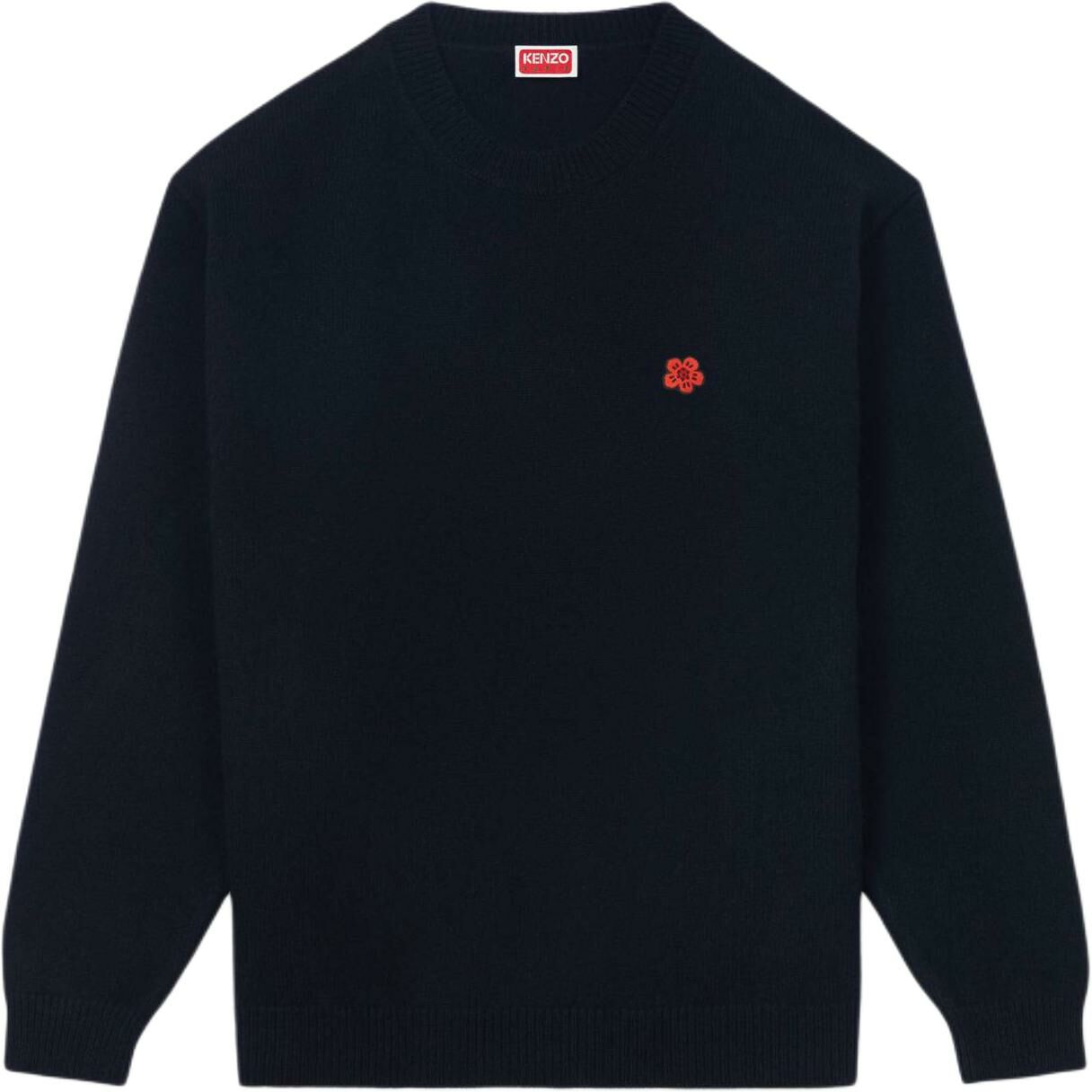 【代購】KENZO Boke Flower Embroidered Crew Neck Jumper