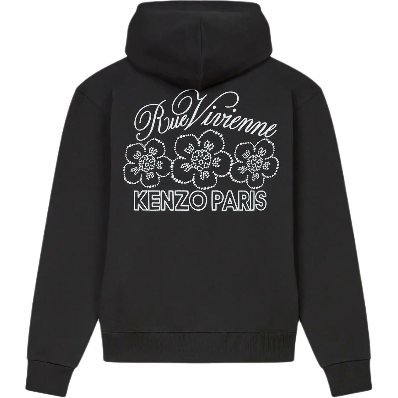 【代購】KENZO Logo Embellished Zip-Up Hoodie