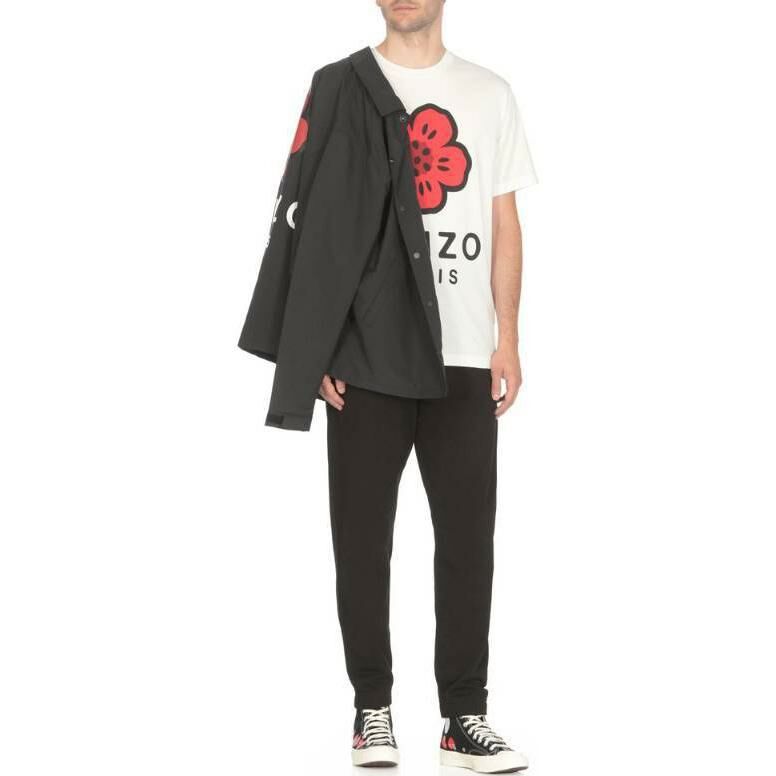 【代購】KENZO Boke Flower Patch Long-Sleeved Shirt