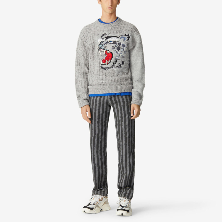 【代購】KENZO Sweaters Men Gray