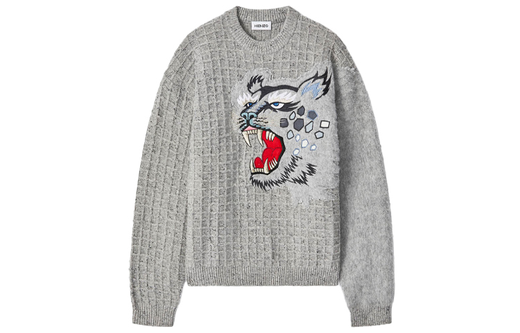 【代購】KENZO Sweaters Men Gray