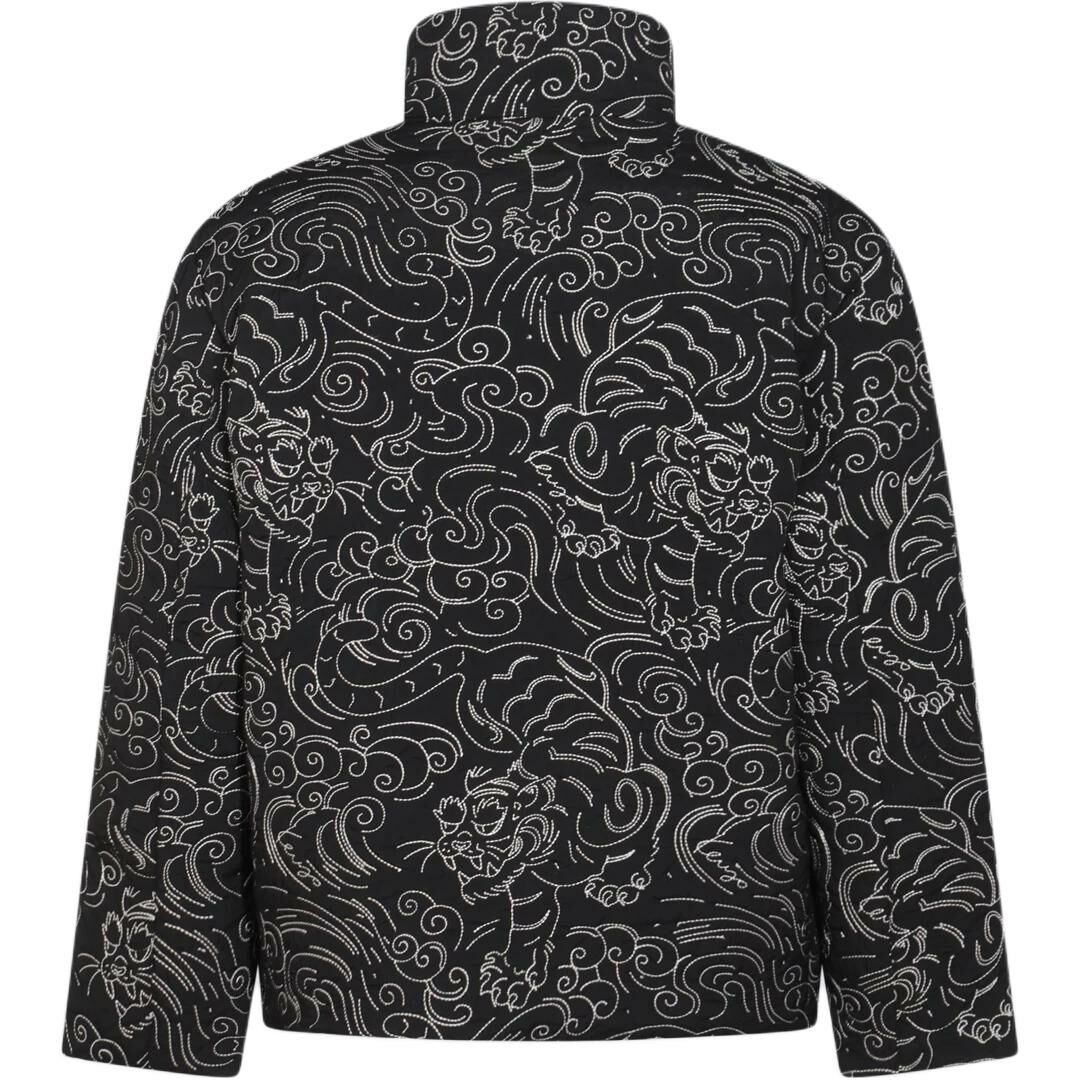 【代購】KENZO All-Over Printed Zip-Up Coat