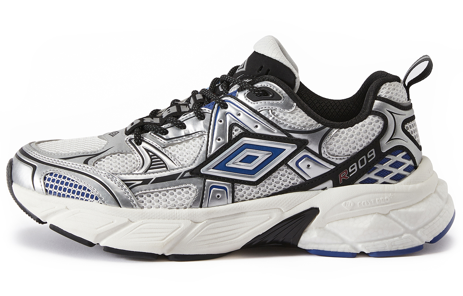 【代購】Umbro Anti-Slip Wear-Resistant Low-Top Casual Shoes Unisex Silver White