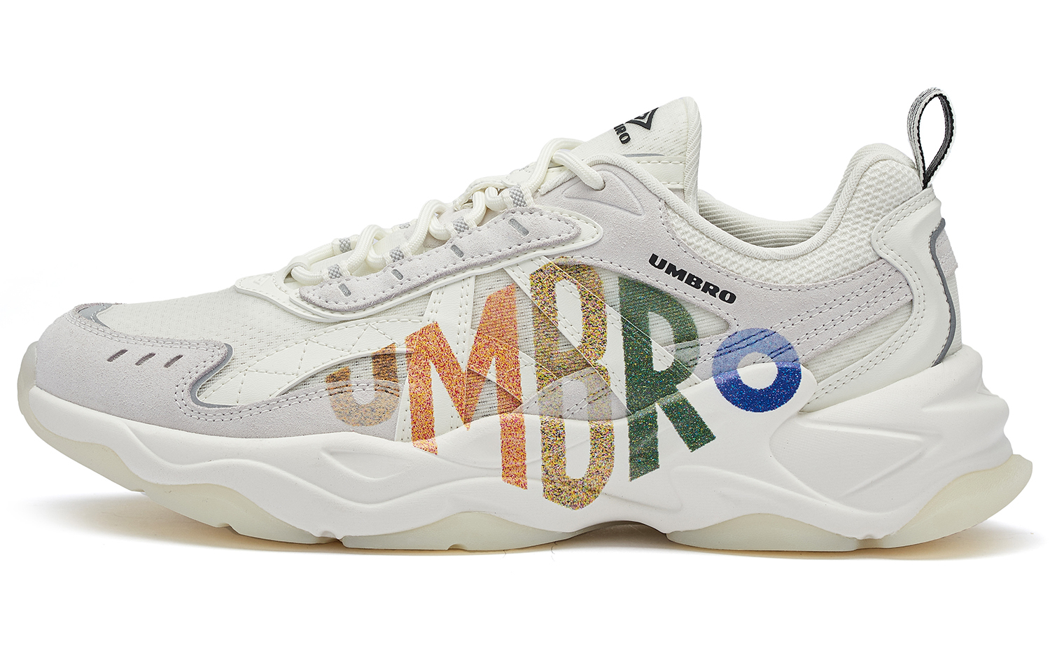 【代購】Umbro Wear-Resistant Breathable Height Increasing Low-Top Chunky Sneakers Men's Ivory