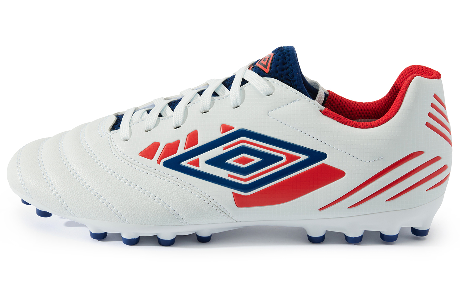 【代購】Umbro Soccer Shoes Men Low-Top Ivory/Manor Blue/Rose Red