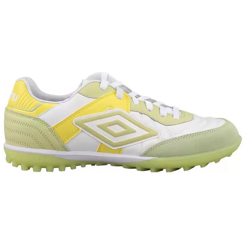 【代購】Umbro Speciali TF Rubber Broken Studs Slip-Resistant Coverage Soccer Shoes Unisex Yellow Green White