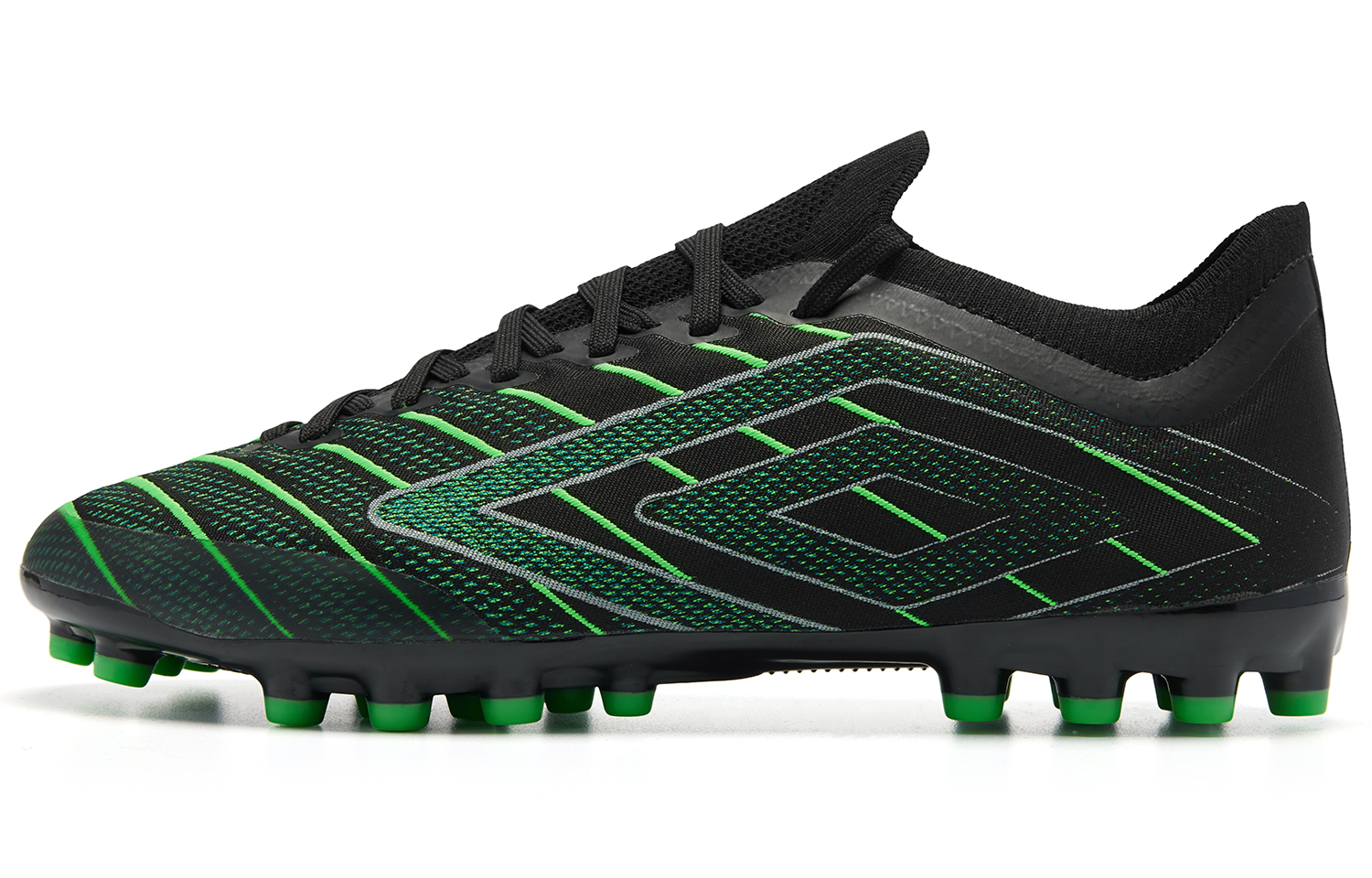 【代購】Umbro AG Rubber Short Studs Artificial Ground Anti-Slip Wear-Resistant Soccer Shoes Men's Green Black